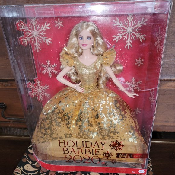 Barbie 2020 Holiday Blonde Barbie, Open Box - Picture 6 of 17